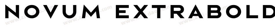 Novum ExtraBold字体转换